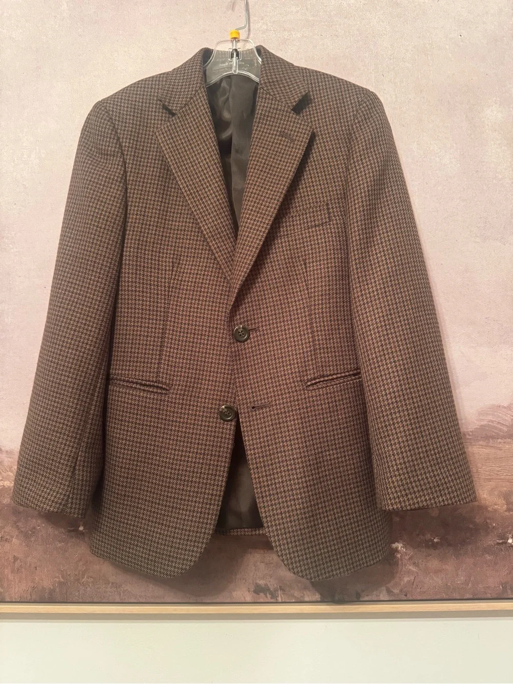 Chaps Boys  houndstooth check Brown  Blazer / Size 10R